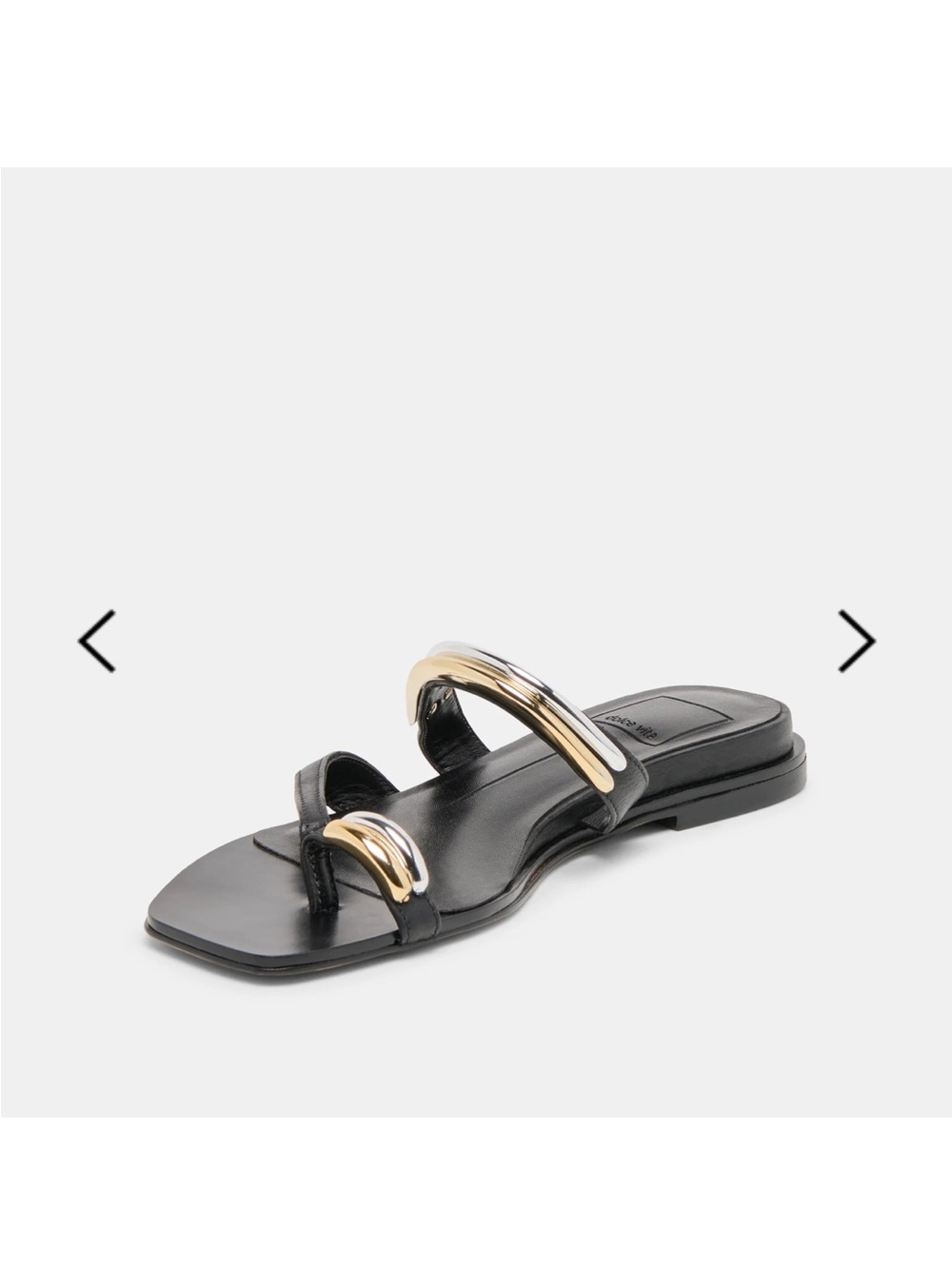 NWB DOLCE VITA- Tarina Sandals Black Leather